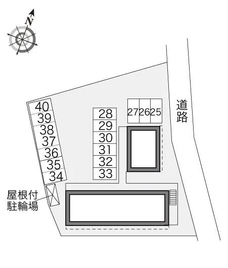 ★手数料０円★日高市猿田　月極駐車場（LP）